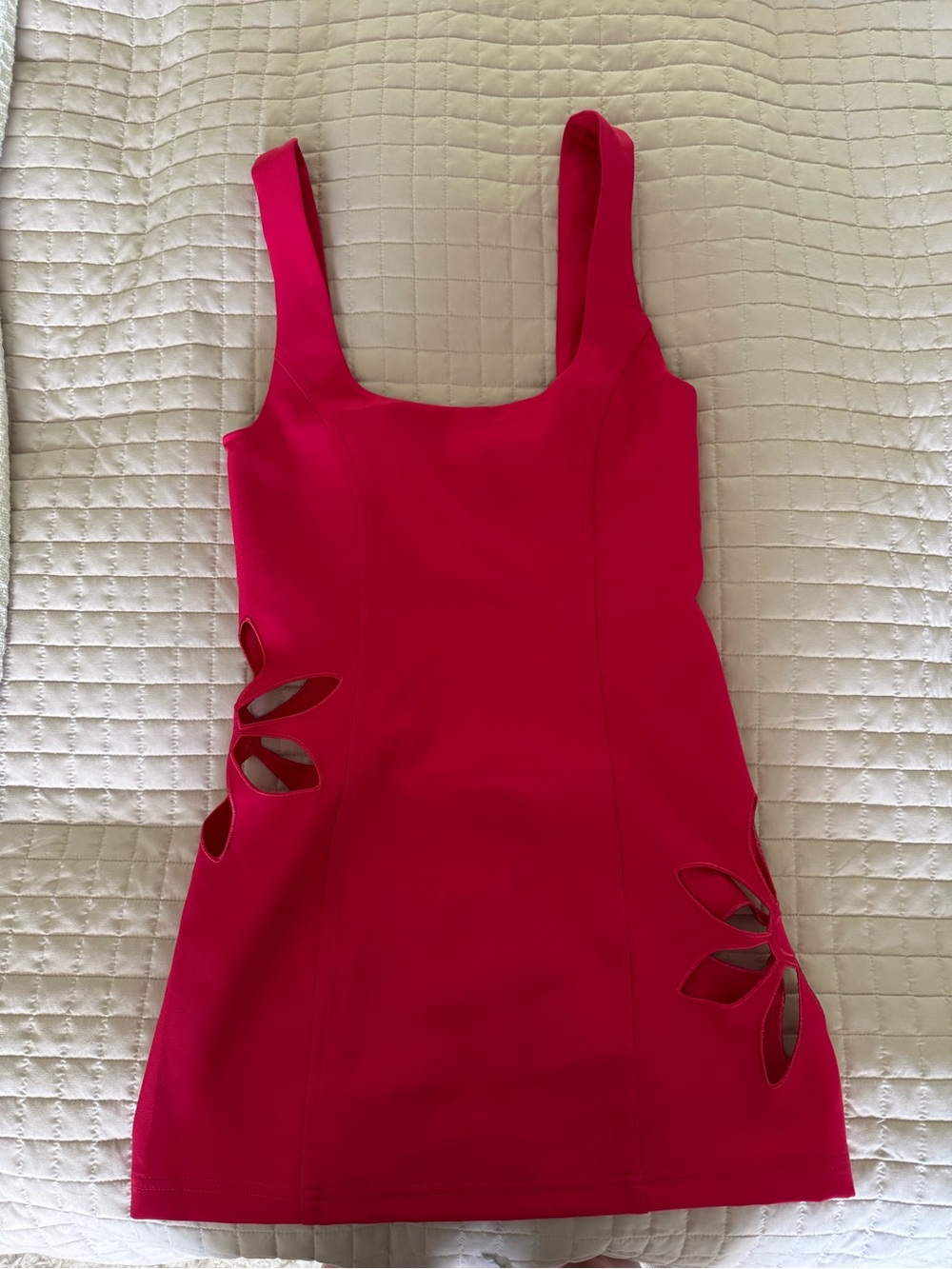 Rumored Pink cutout dress